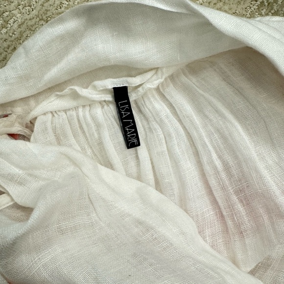 Revolve LISA MARIE FERNANDEZ Sheer Mini Baby Doll Dress size 4 - Picture 12 of 13